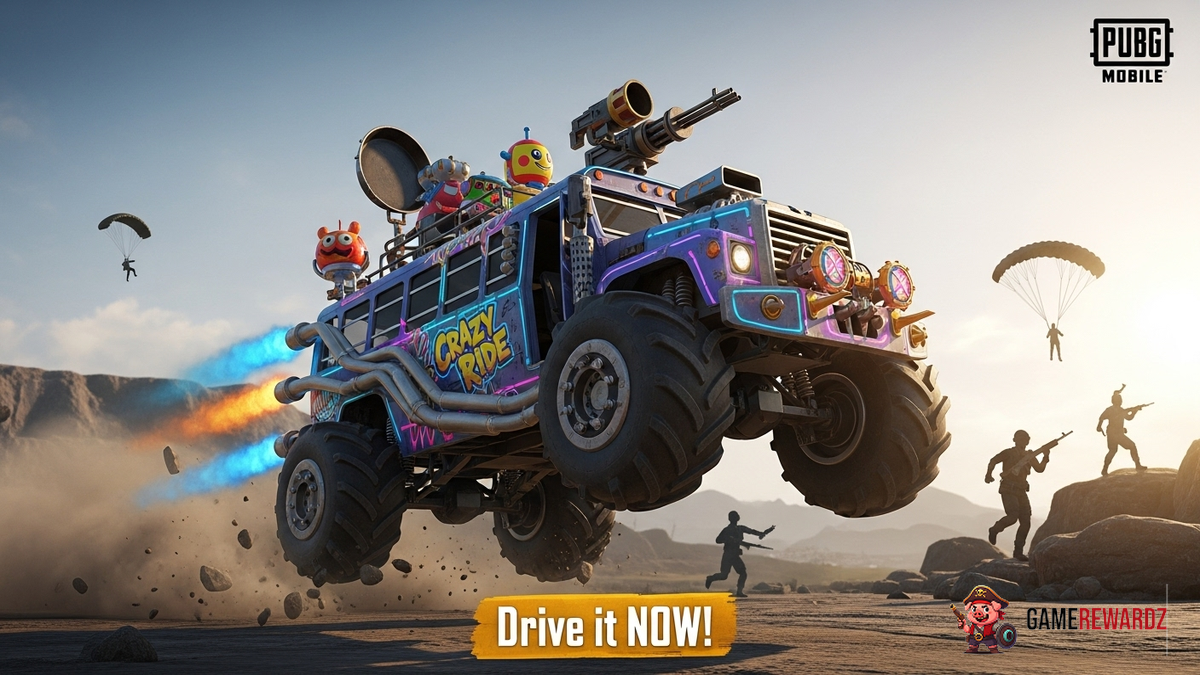 PUBG Mobile's Crazy New Vehicle - Drive it NOW!